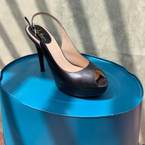 Cole Haan Mariela Air Black Platform Sling-Back